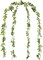 4Pcs 6.6Ft/Piece Summer Artificial Flowers Silk Wisteria Garland Artificial Wisteria Vine Rattan Silk Hanging Flower
